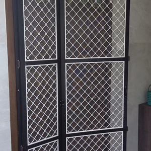 Mosquito mesh doors and hangers